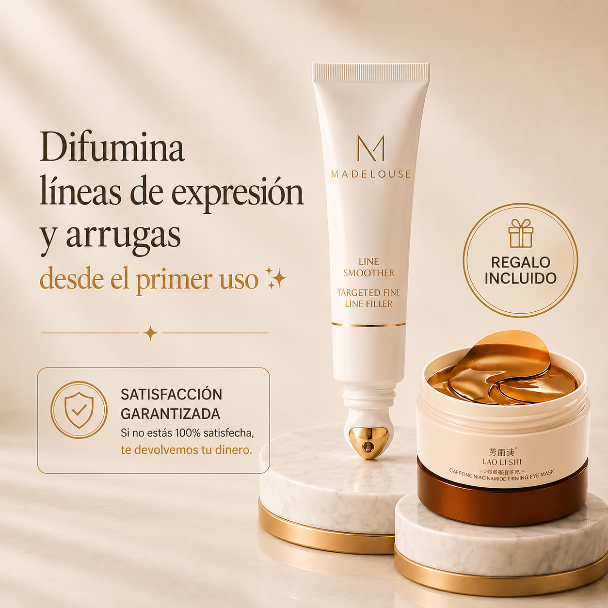 Prebase rellenadora de líneas de expresión Madelouse™