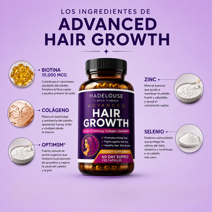 Advanced Hair Growth | Recupera la confianza desde la raíz