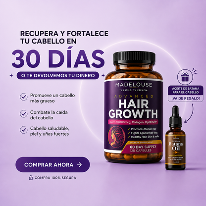 Advanced Hair Growth | Recupera la confianza desde la raíz